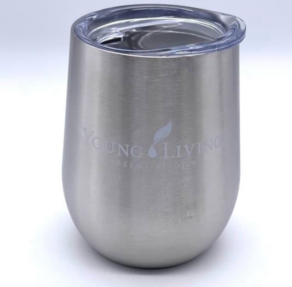 New Young Living Stainless Steel Stemless Wine Tumbler / Mug - Image 1