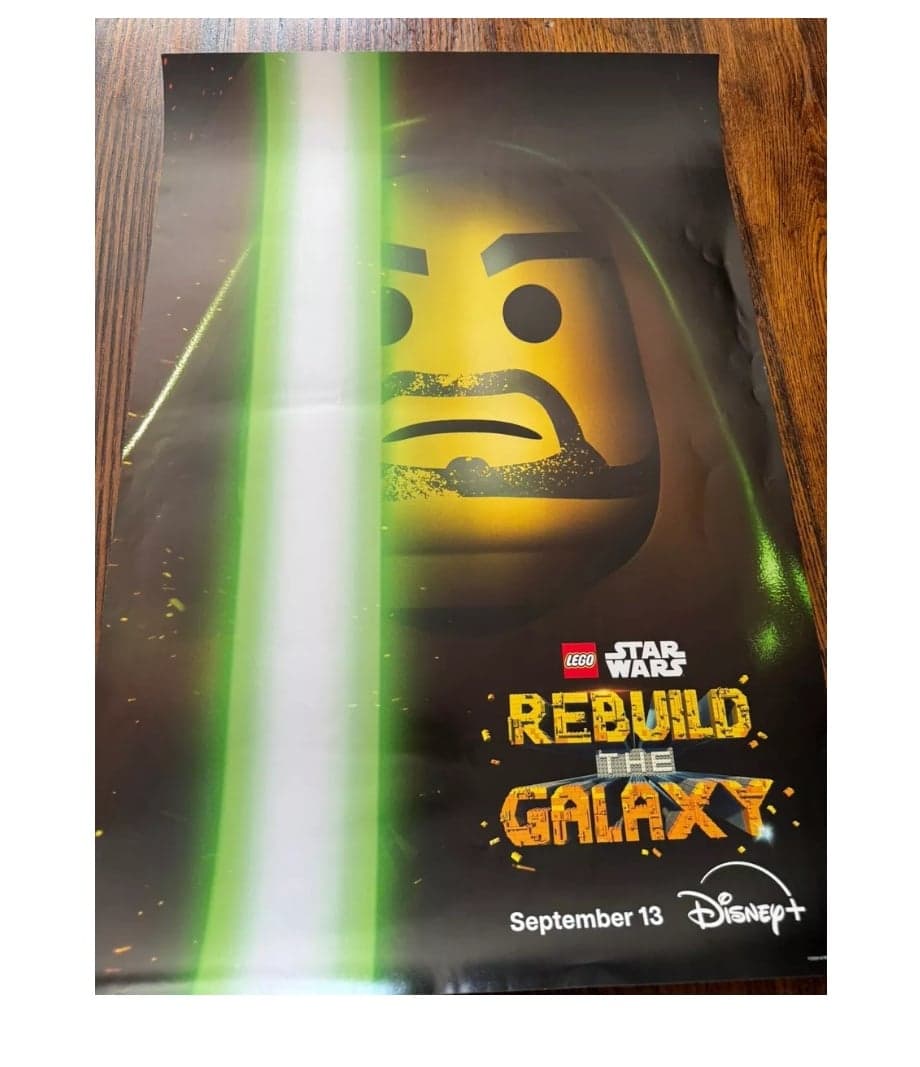 SDCC 2024 Exclusive LEGO Star Wars Rebuild the Galaxy poster Obi Wan