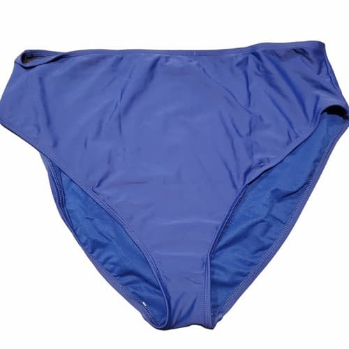 Your Best Look Swim Suit Bottom Womens Plus Royal Blue 24W French Cut NEW