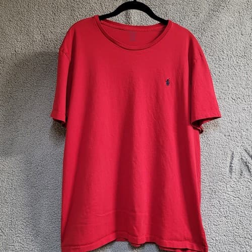 POLO Ralph Lauren Mens Shirt Red XL Small Blue Pony Lightweight Classic Tee