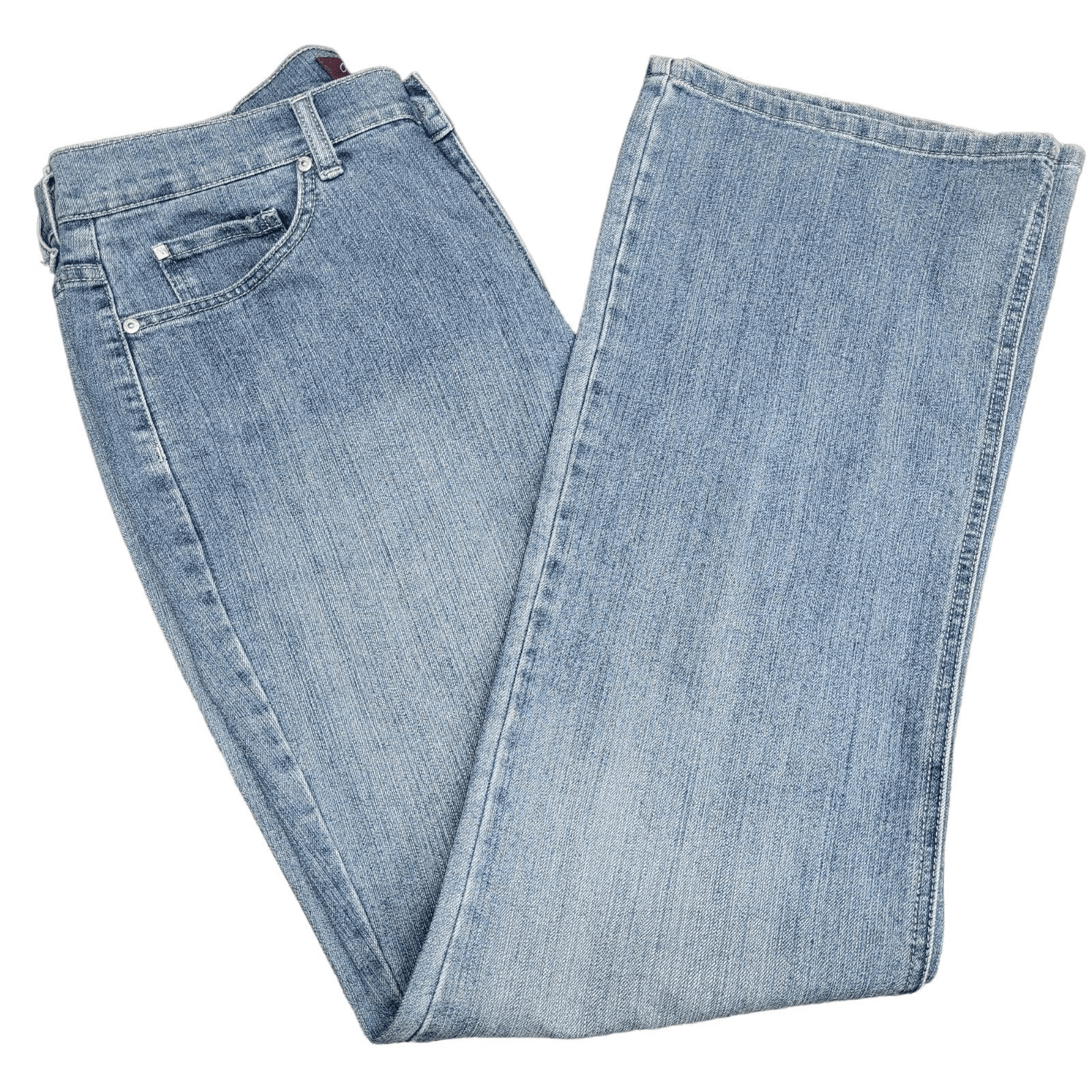 Gloria Vanderbilt Womens Gabby Boot Cut Jeans 12 Medium Wash Demin