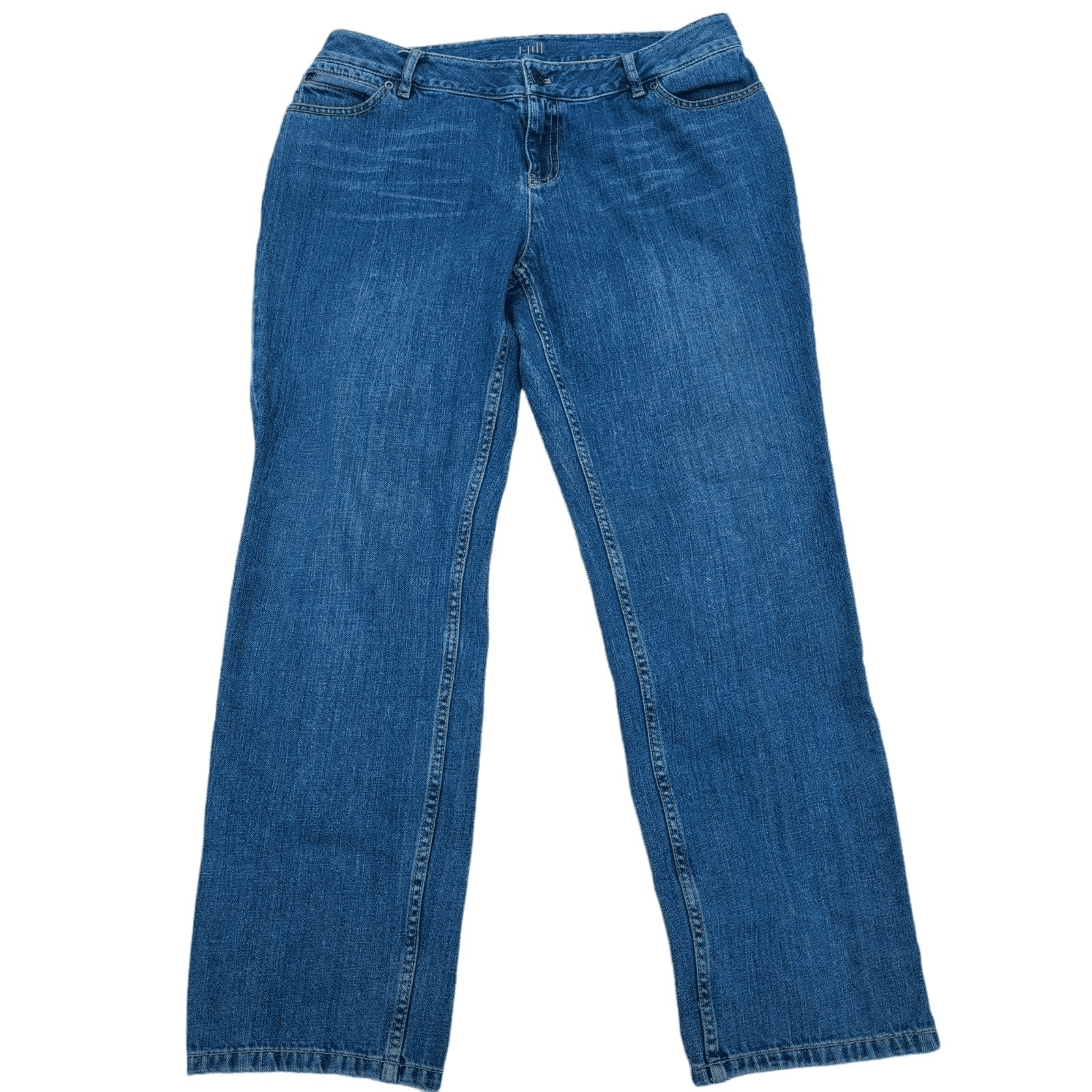 JJill Women Ankle Jeans 10P Classic Fit Cotton Medium Wash Spring
