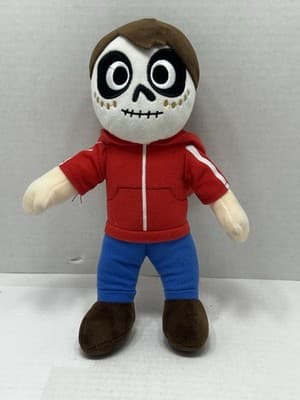 Disney Pixar Coco Miguel Soft Plush Doll Stuffed Animal Plush 12" Red hoodie - Image 1