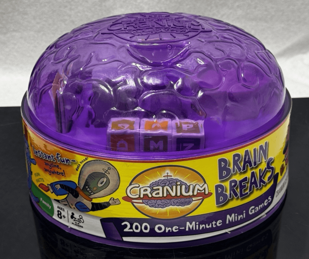 CRANIUM BRAIN BREAKS 200 One Minute Mini Games HASBRO Instant Fun Sealed New - Image 1