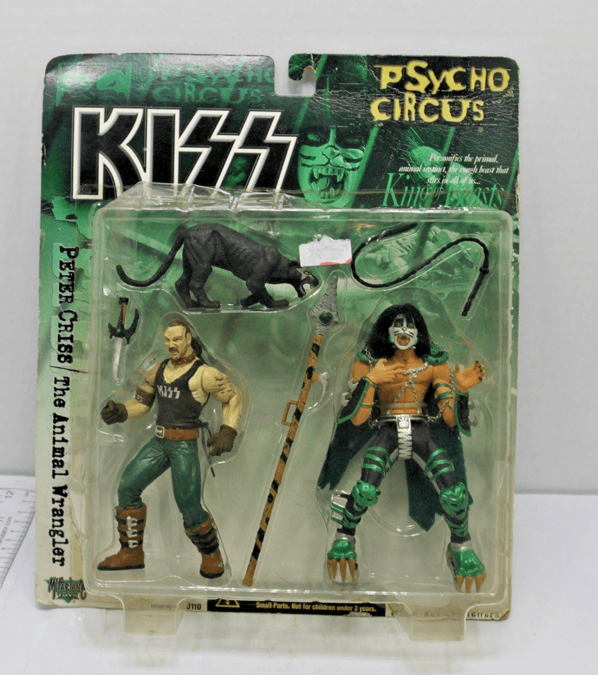 KISS Psycho Circus PETER CRISS & Animal Wrangler Action Figures 1998 McFarlane - Image 1