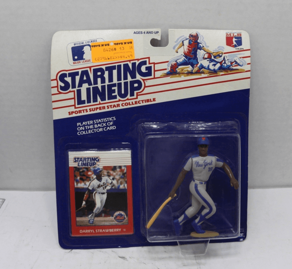 1988 DARRYL STRAWBERRY New York Mets Rookie #18 Starting Lineup - Image 1