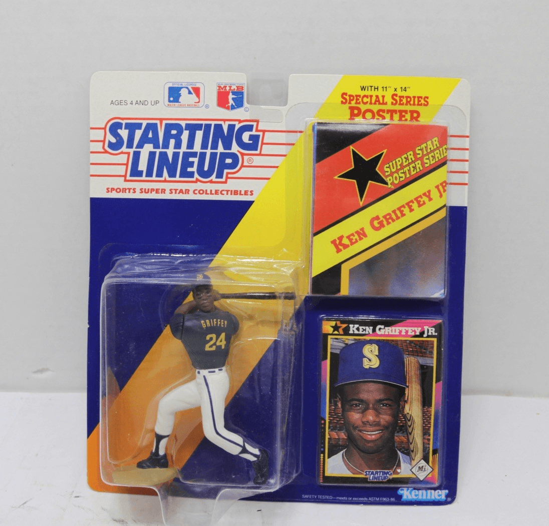 1992 MLB Starting Lineup - Ken Griffey Jr (Swing Pose) Variant Seattle Mariners - Image 1