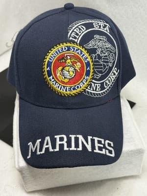 USMC United States Marine Core Trucker Mesh Snapback Hat Cap USA - Image 1