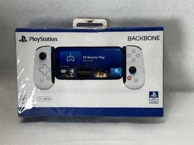 Backbone PlayStation Controller for iPhone Lightning White Ergonomic See Cond - Image 1