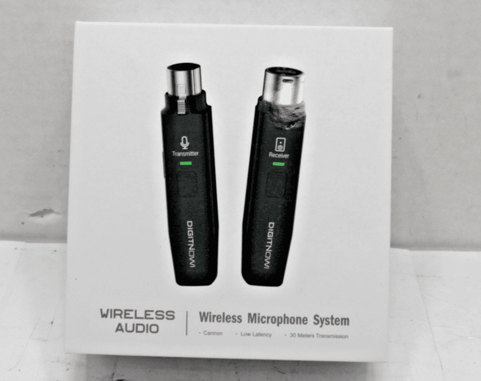DIGITNOW! Wireless Audio Microphone Wireless System A803 Black Tested - Image 1