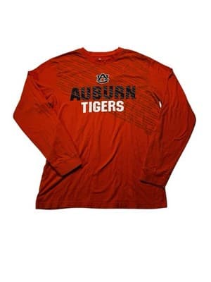 Colosseum Youth Auburn Tigers Long Sleeve Shirt - L Tigers Back Hit Orange - Image 1