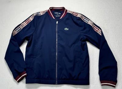 Lacoste Sport Jacket Womens Recycled Fiber Tennis Full Zip Size 38 - Image 1
