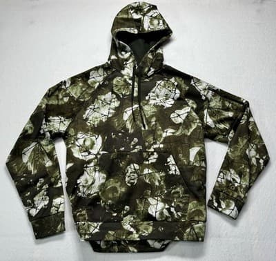 Nike Therma-FIT All-Over Print Green Camo Hoodie Men's Size MED Sweatshirt - Image 1