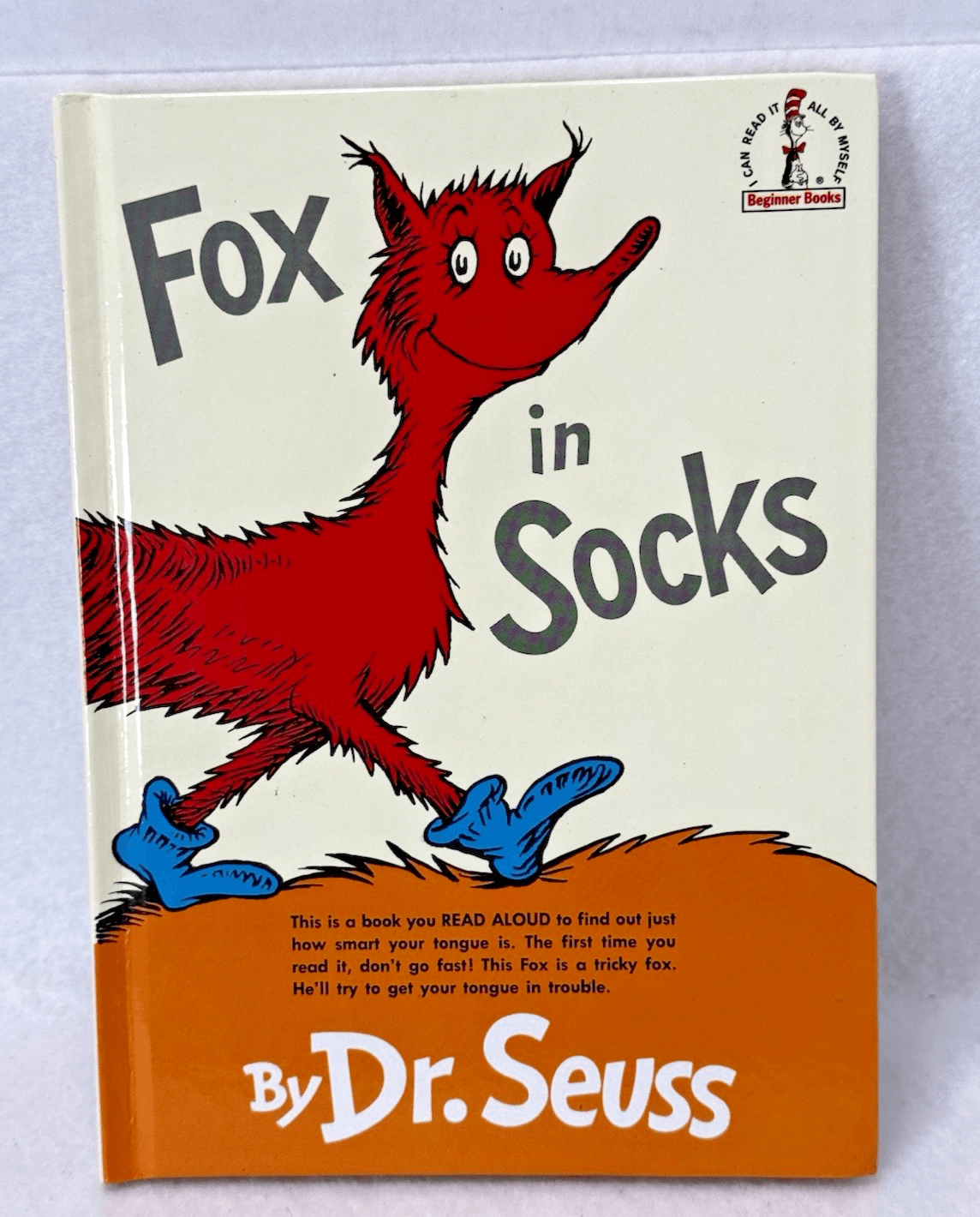 Fox In Socks by Dr. Seuss 1993 Glossy Hardback Book Beginner I Can Read It - Image 1