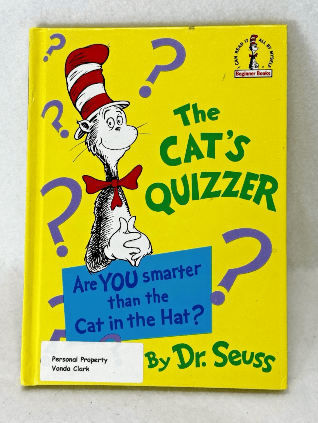 Dr Seuss The Cat's Quizze: Are You Smarter Than the Cat in the Hat? Rare Retired - Image 1