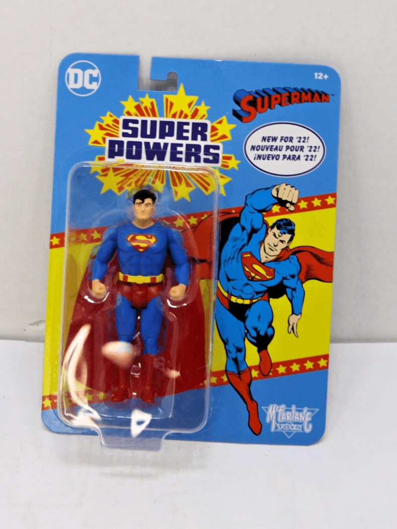 McFarlane Toys DC Superpowers Superman 5" Action Figure, 2022 Series 1 BRAND NEW - Image 1