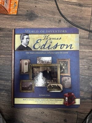 World of Inventors: Thomas Edison by Dennis Schatz (2009, Hardcover) - Image 1