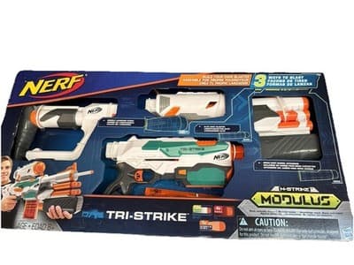 NERF- Modulus Tri-Strike Blaster- New -Ships Fast - Image 1