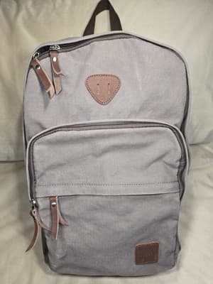IBAGBAR-CHARCOAL GRAY Canvas BACKPACK - Image 1