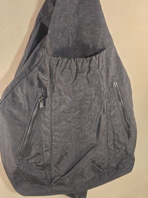 Gaiam Black Yoga Mat Tote Bag - Large Gear Carrier with Adjustable Mat Straps - Image 1