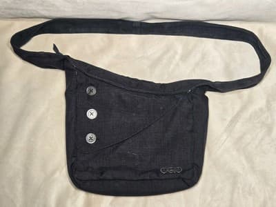 OGIO Purse Brooklyn Bag Messenger Padded For Laptop, Shoulder Crossbody Black - Image 1