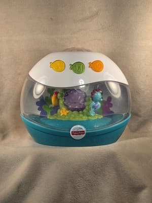 Fisher-Price Calming Seas Projection Soother Sound Machine Lt Show CDN43 WORKS - Image 1