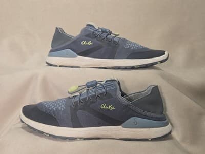OluKai Miki Trainer Slip On Convertible Shoes Sneakers Womens 6.5 Mineral Blue - Image 1