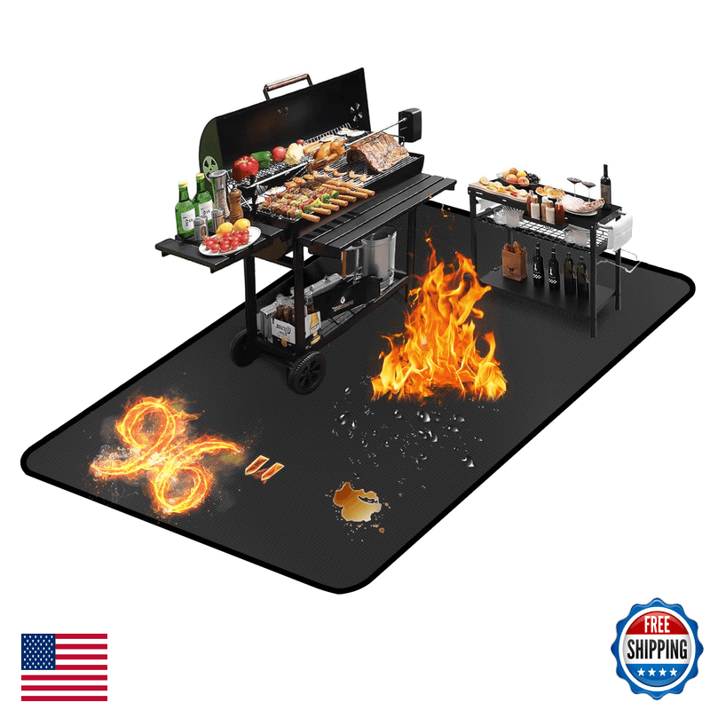Youlvy 96 72 Inches Under Grill Mats For Outdoor Grill/ Double-Sided Indoor - Image 1