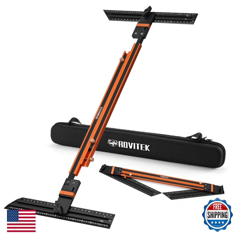 Rovitek Stair Tread Template Tool - Stair Measuring Tool Stair Tread Gaugestair - Image 1