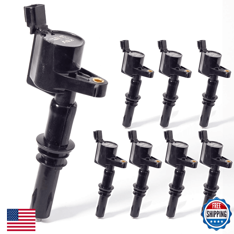 Ksu Ignition Coil Pack Compatible 2004-2008 Ford Expedition Explorer F-150 - Image 1