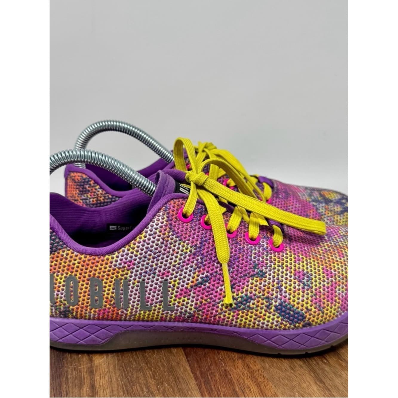 Nobull Project Sam Dancer Artwork Sneakers with Yellow Laces - Image 1