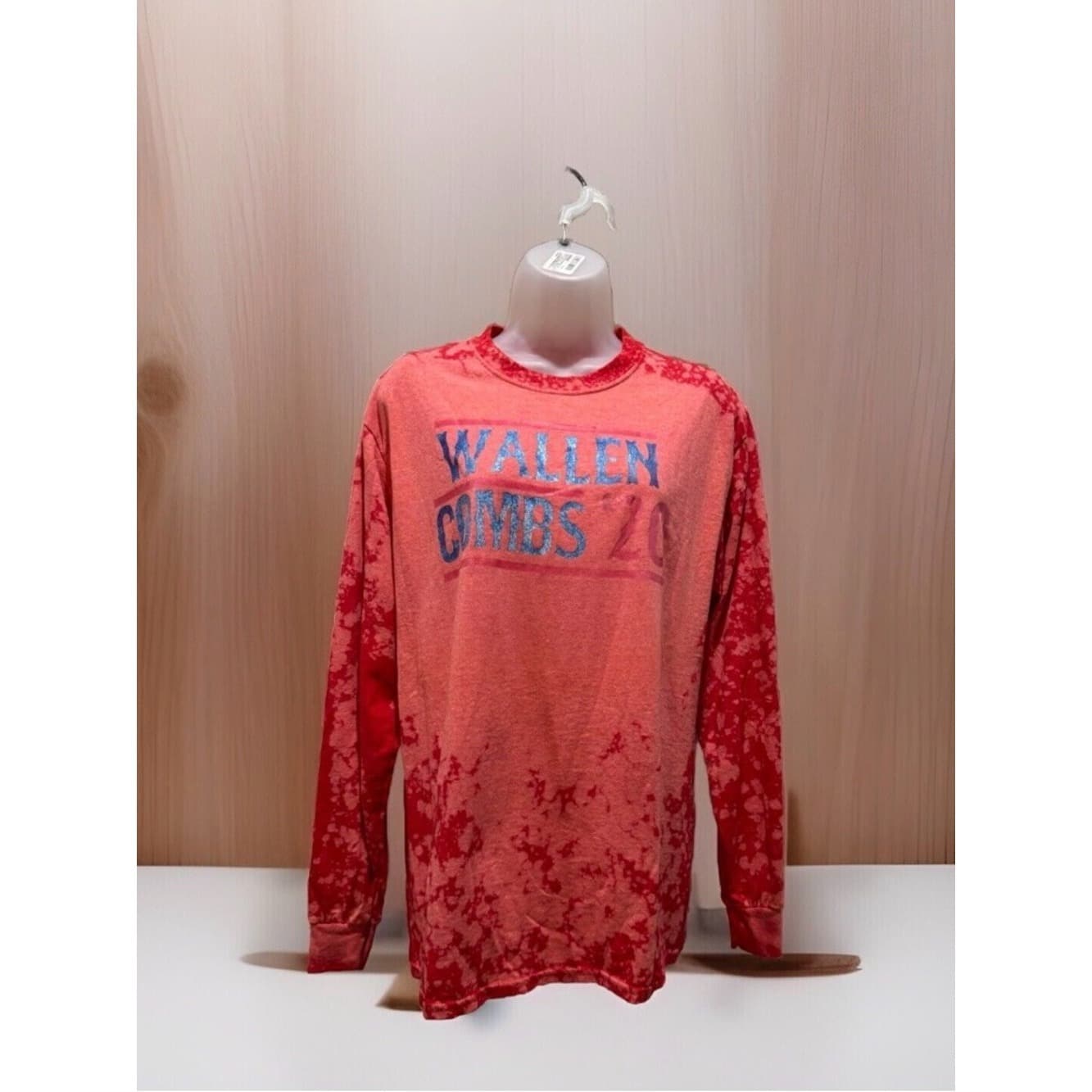 Wallen Combs 2020 Bleach-Dyed Long Sleeve Tee - Image 1