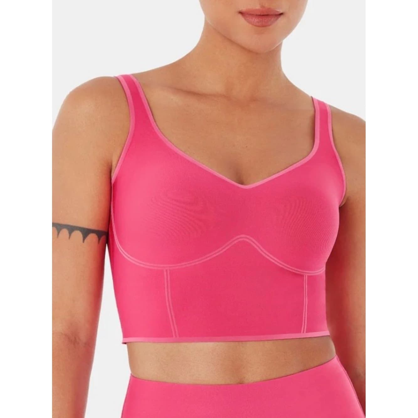 Fanka Body Sculpt Bra Tank in Magenta - Image 1