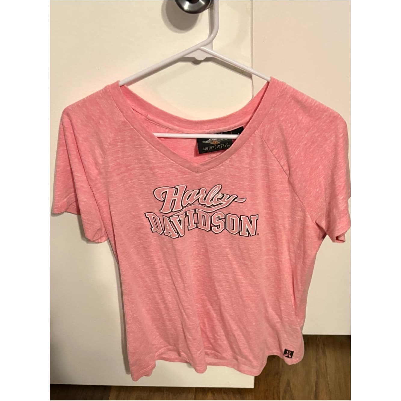 Harley-Davidson Light Pink Women's Short Sleeve Tee - Image 1