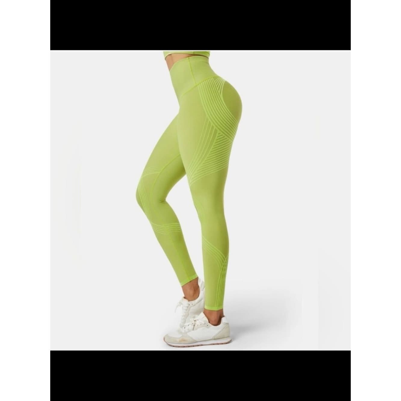 Fanka Body Sculpt Leggings (Reversible Wear) in Kiwi Green - Image 1