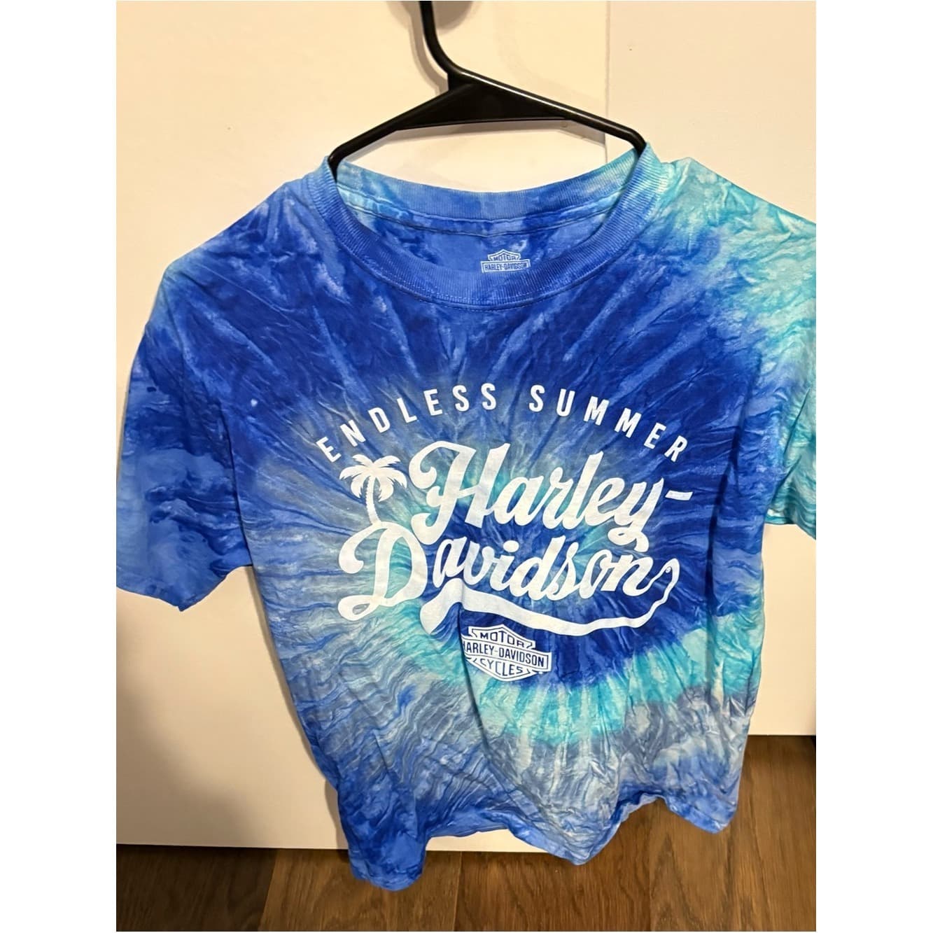 Harley-Davidson Jamaica Blue & Aqua Tie-Dye 'Endless Summer' Tee - Image 1