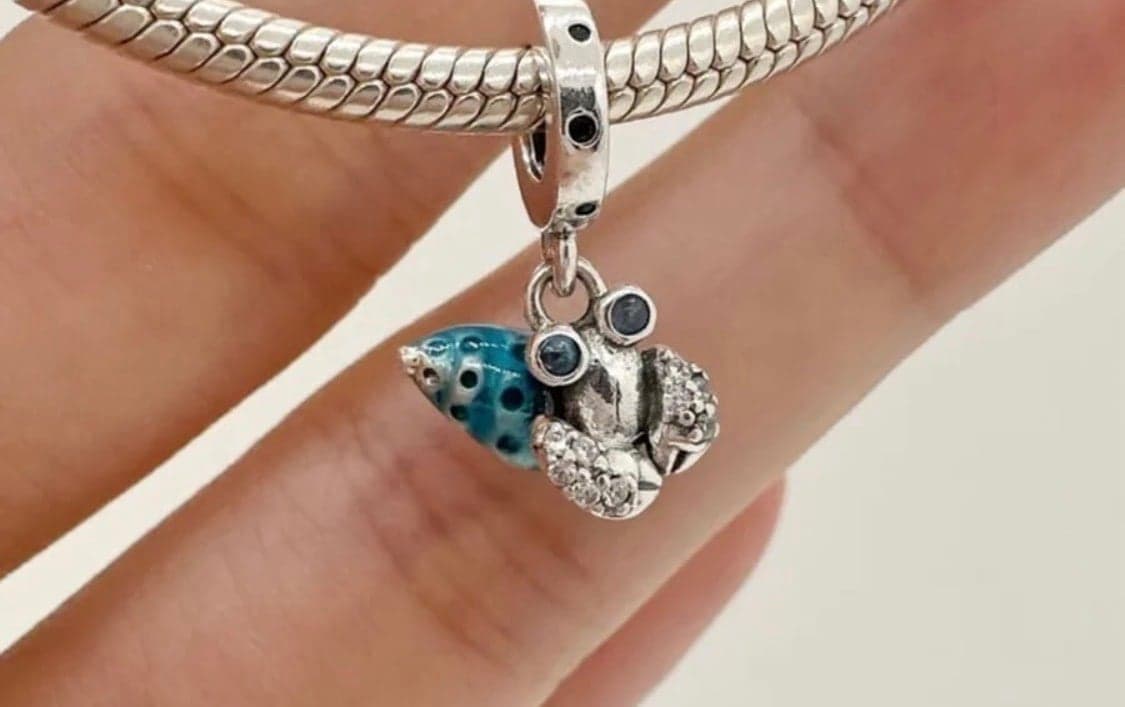 Pandora Glow-in-the-dark Hermit Crab Dangle Charm - Image 1