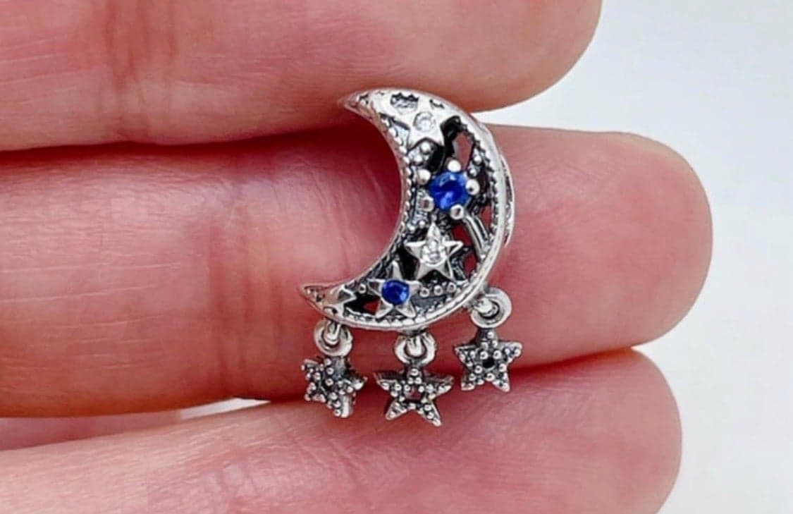 Pandora Star & Crescent Moon Charm - Image 1