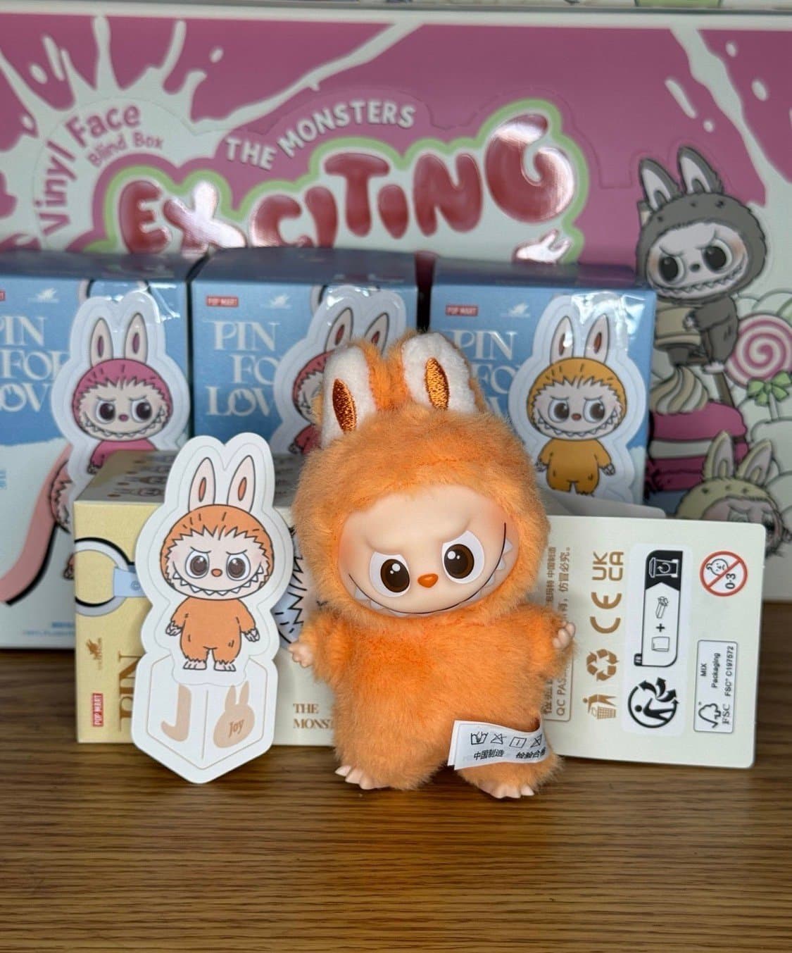 Labubu Pin for Love - Letter J - Image 1