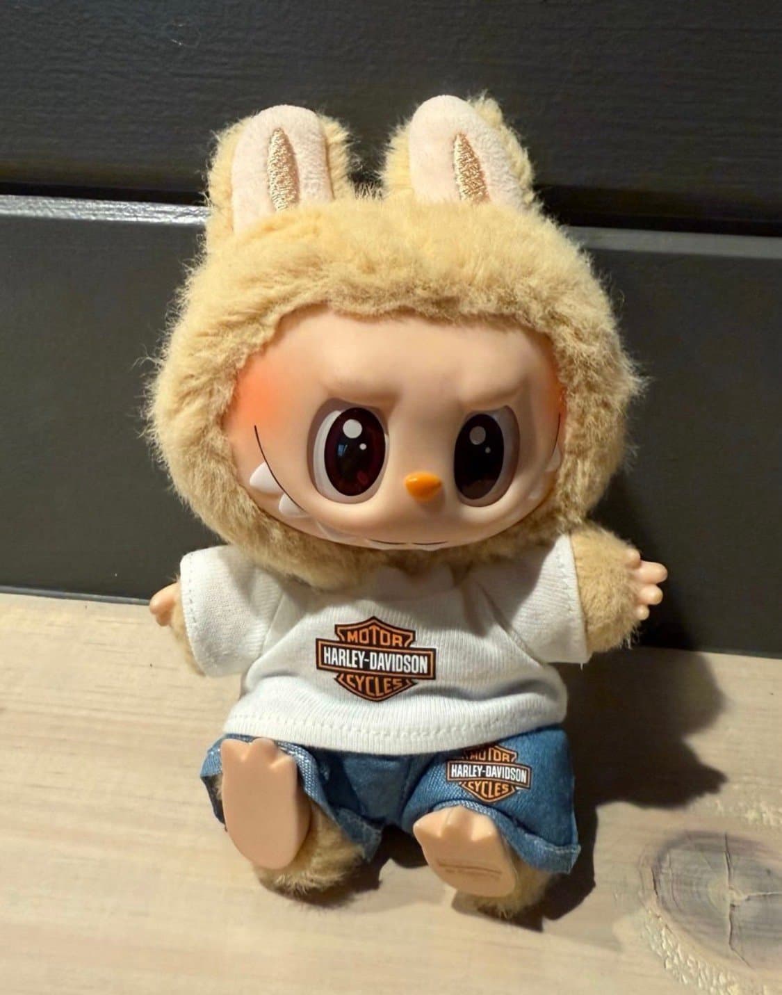 Labubu Harley Davidson outfit - Image 1