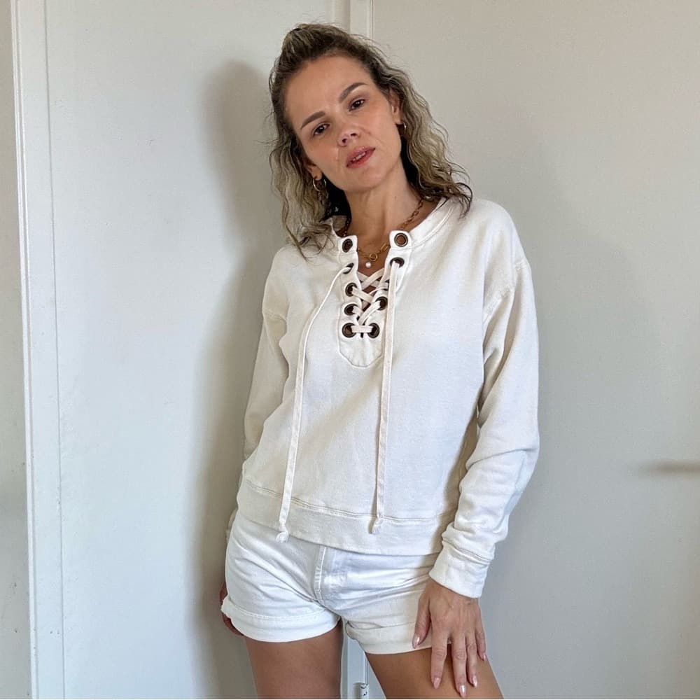 MOTHER The Tieup Easy Sweatshirt - Image 1