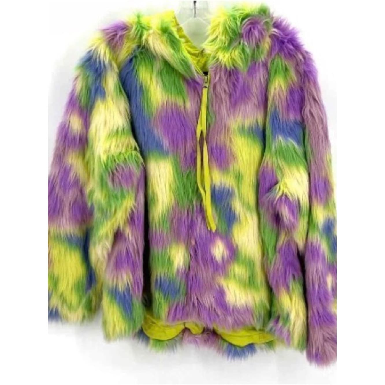 UGG Multicolor Tie-dye Faux Fur Zip-up Jacket - Image 1