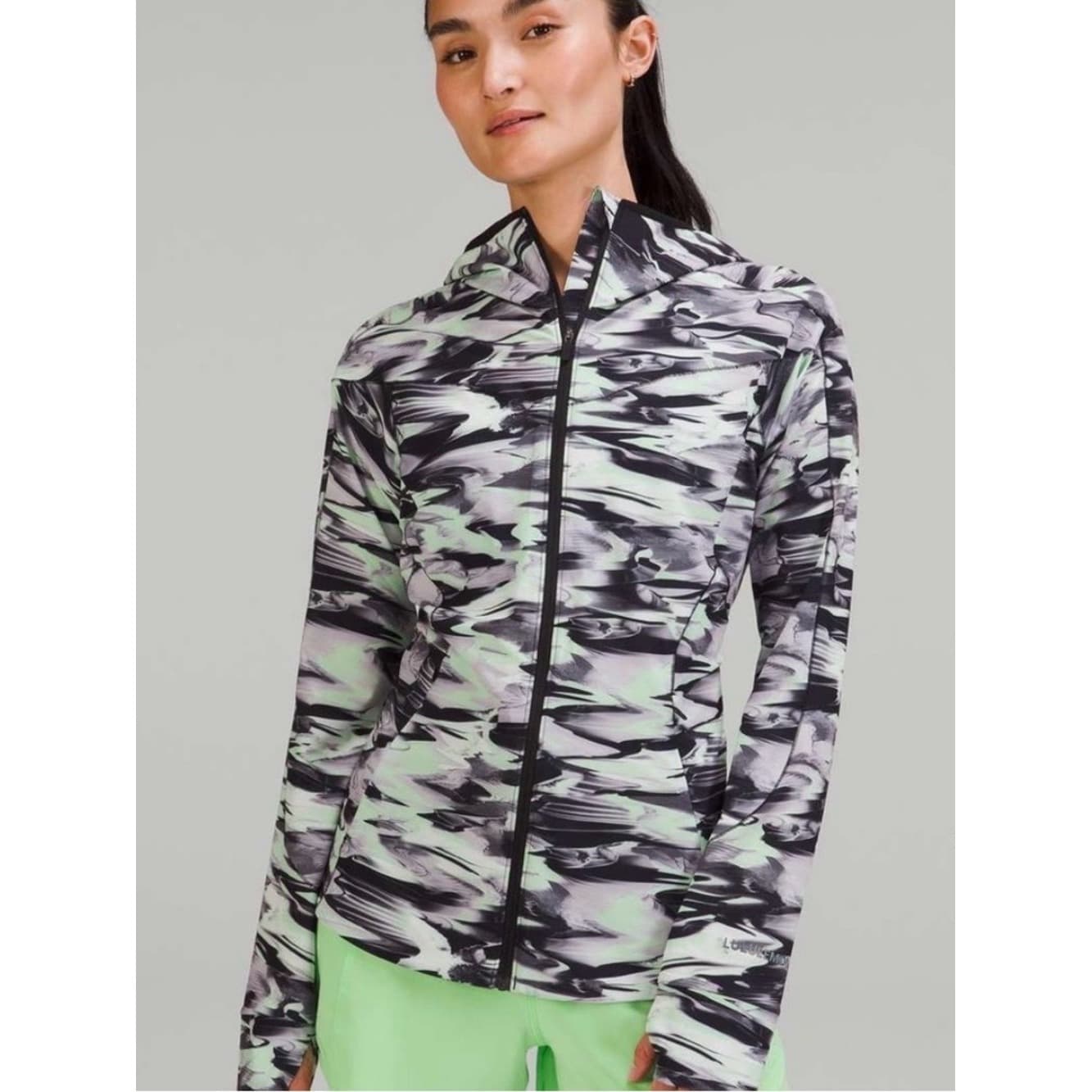 Lululemon Mist Over Windbreaker and Lululemon Fast and Free High-Rise Leggings - Image 1