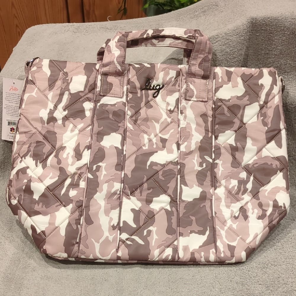 Lug Dory XL Convertible Tote Bag- Camo Taupe - Image 1