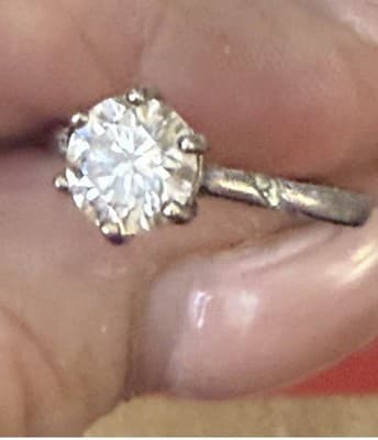 Lab Grown Diamond 2.5 Ctw With 14 Kt Gold Ring Comes With Report