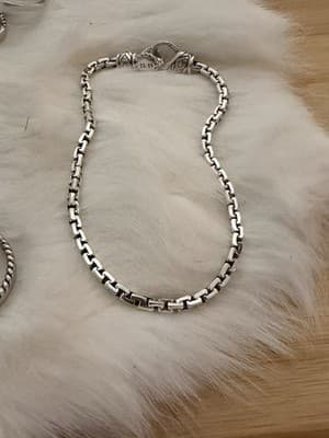 John Hardy Large Bracelet Sterling Silver 8 Inches Unisex