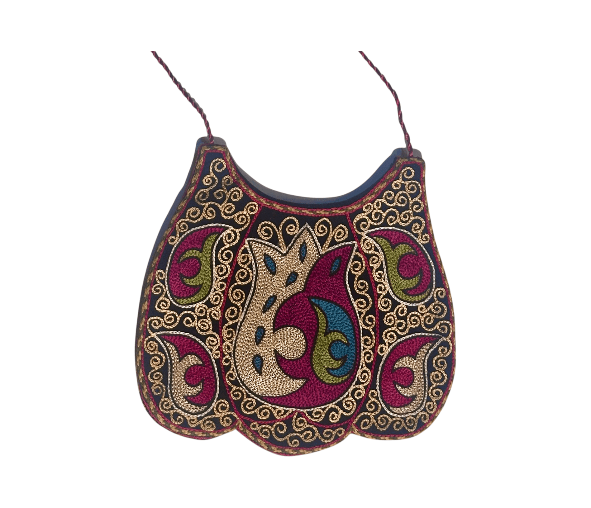 Vintage Uzbekistan Suzani Embroidered Bag