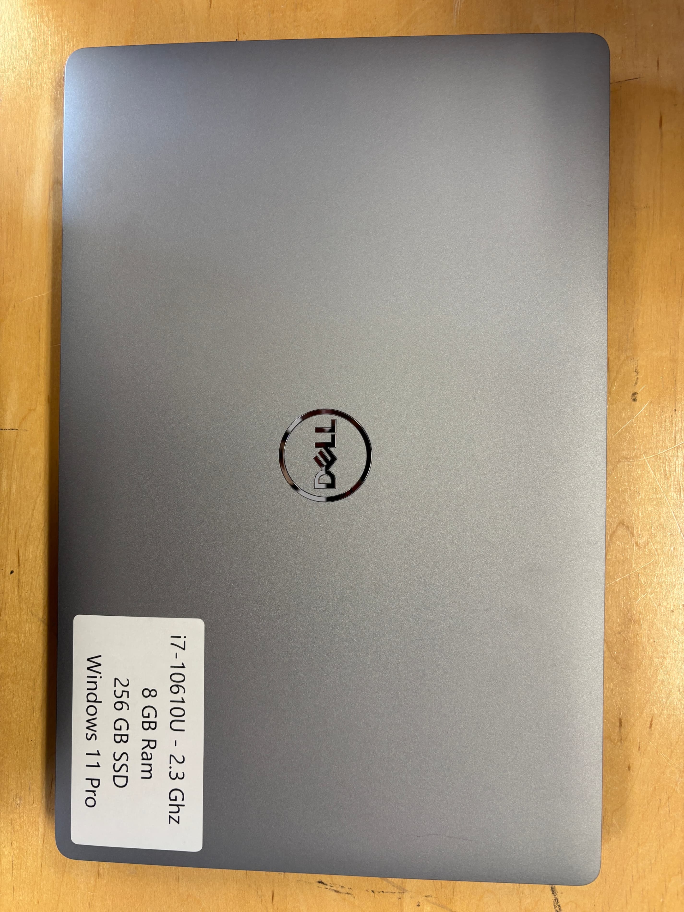 Dell Laptop i7-10610U 8GB RAM 256GB SSD Windows 11 Pro - Image 1