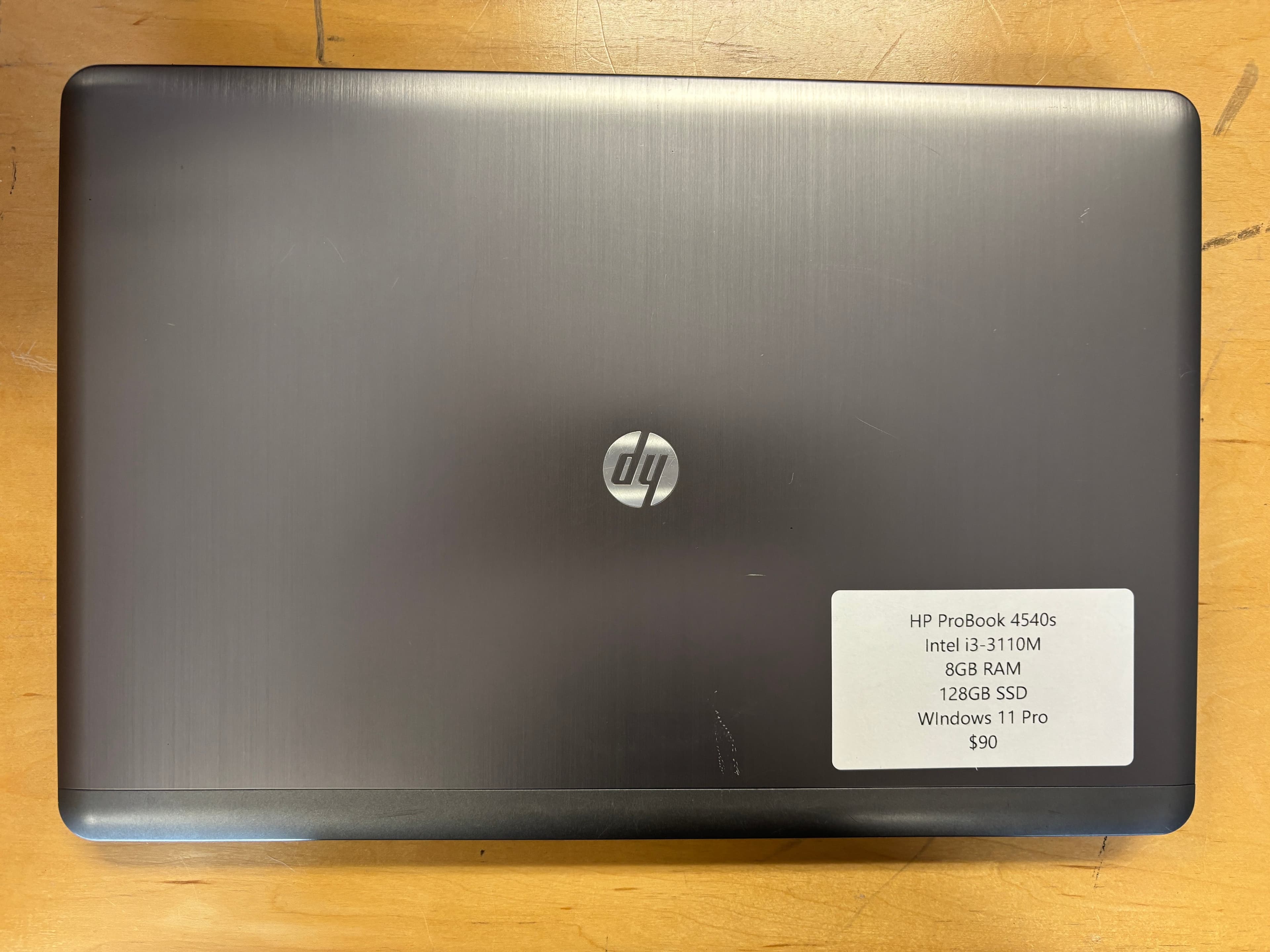HP ProBook 4540s Laptop Intel i3 8GB RAM 128GB SSD