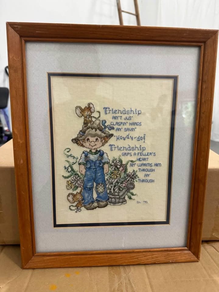 Friendship Quote Cross Stitch - Image 1